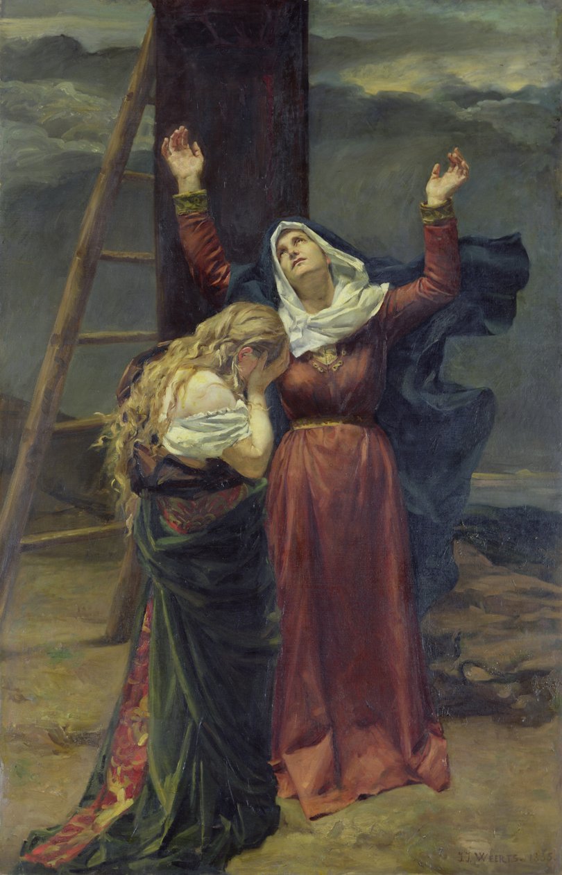La Virgen al pie de la cruz de Jean Joseph Weerts