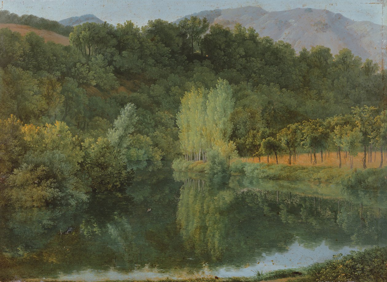 Paisaje cerca de Nápoles, 1787 de Jean Joseph Xavier Bidauld