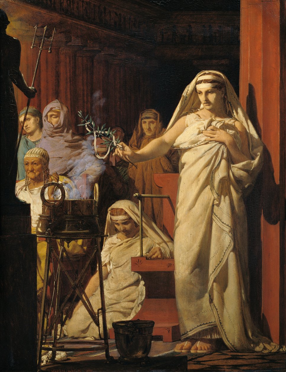 Invocación de Neptuno, 1866 de Jean Jules Antoine Lecomte du Nouy