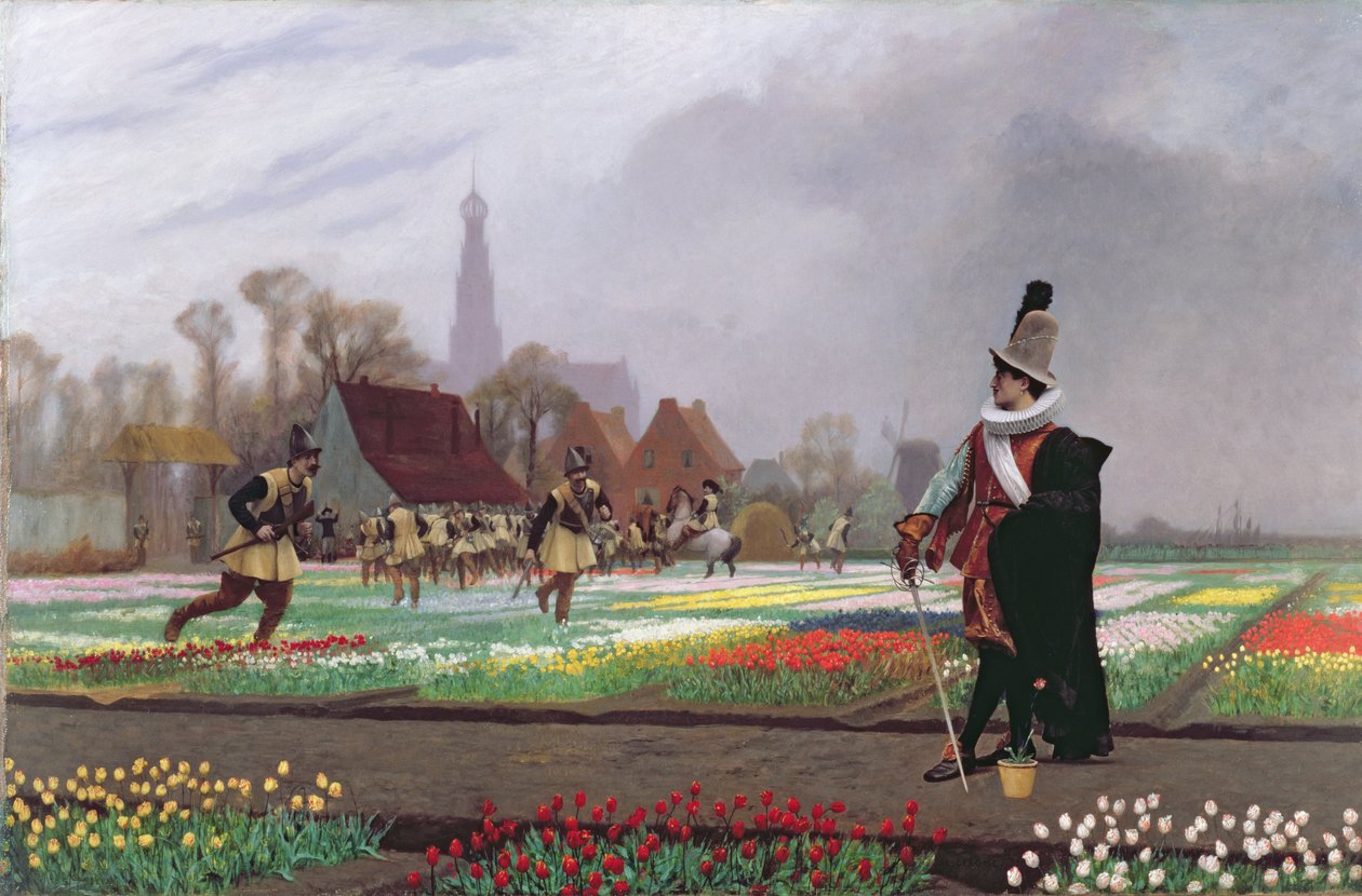 La locura del tulipán, 1882 de Jean Leon Gerome