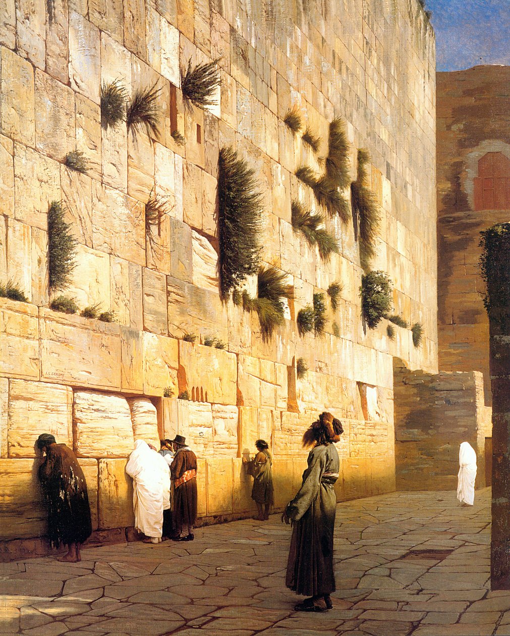 Muro de Salomón en Jerusalén de Jean Leon Gerome