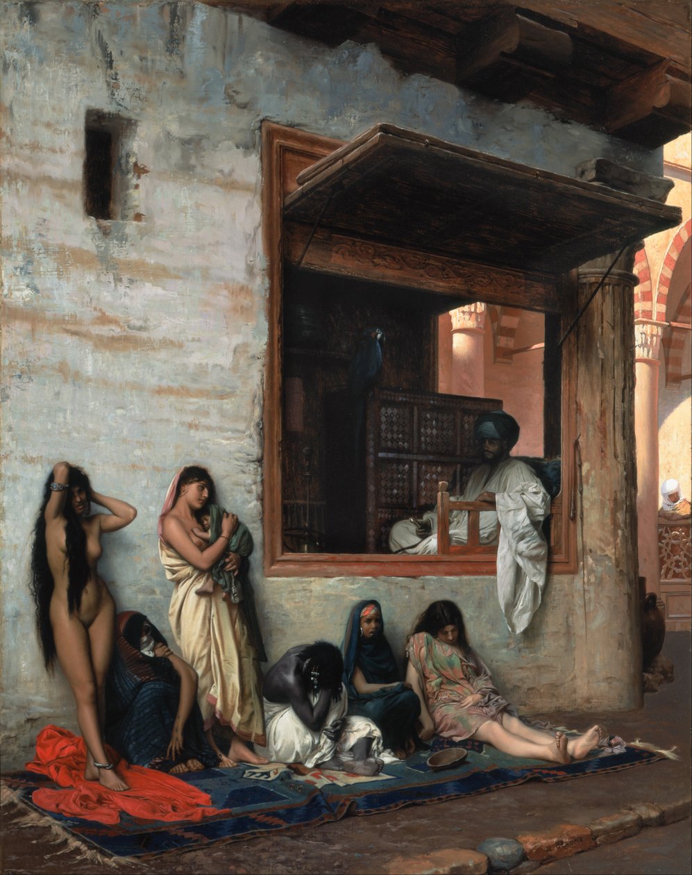 El mercado de esclavos de Jean Leon Gerome