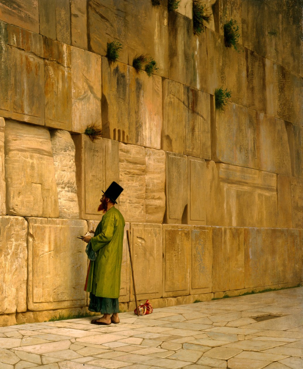El Muro de las Lamentaciones de Jean Leon Gerome