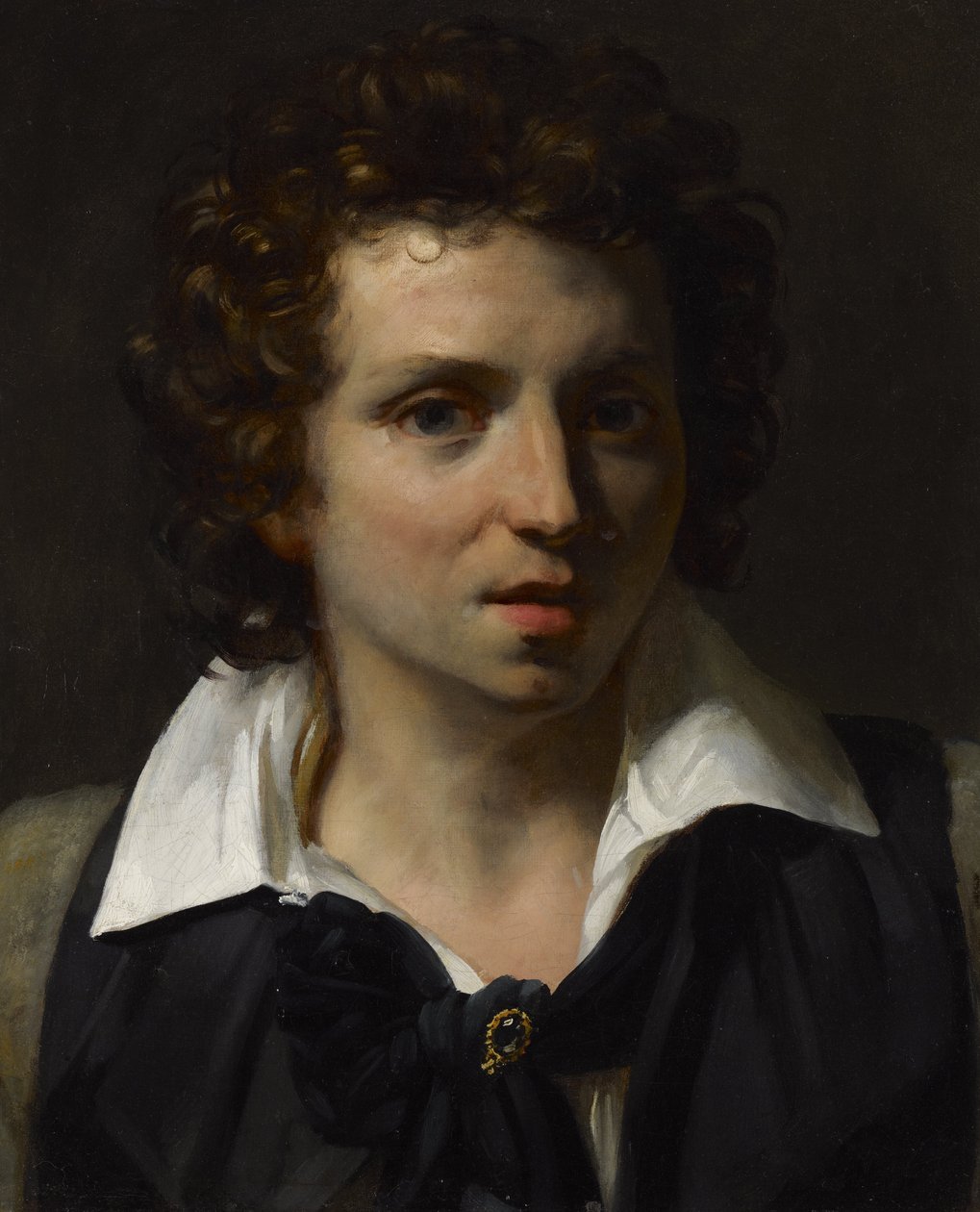 Retrato de un joven de Theodore Gericault