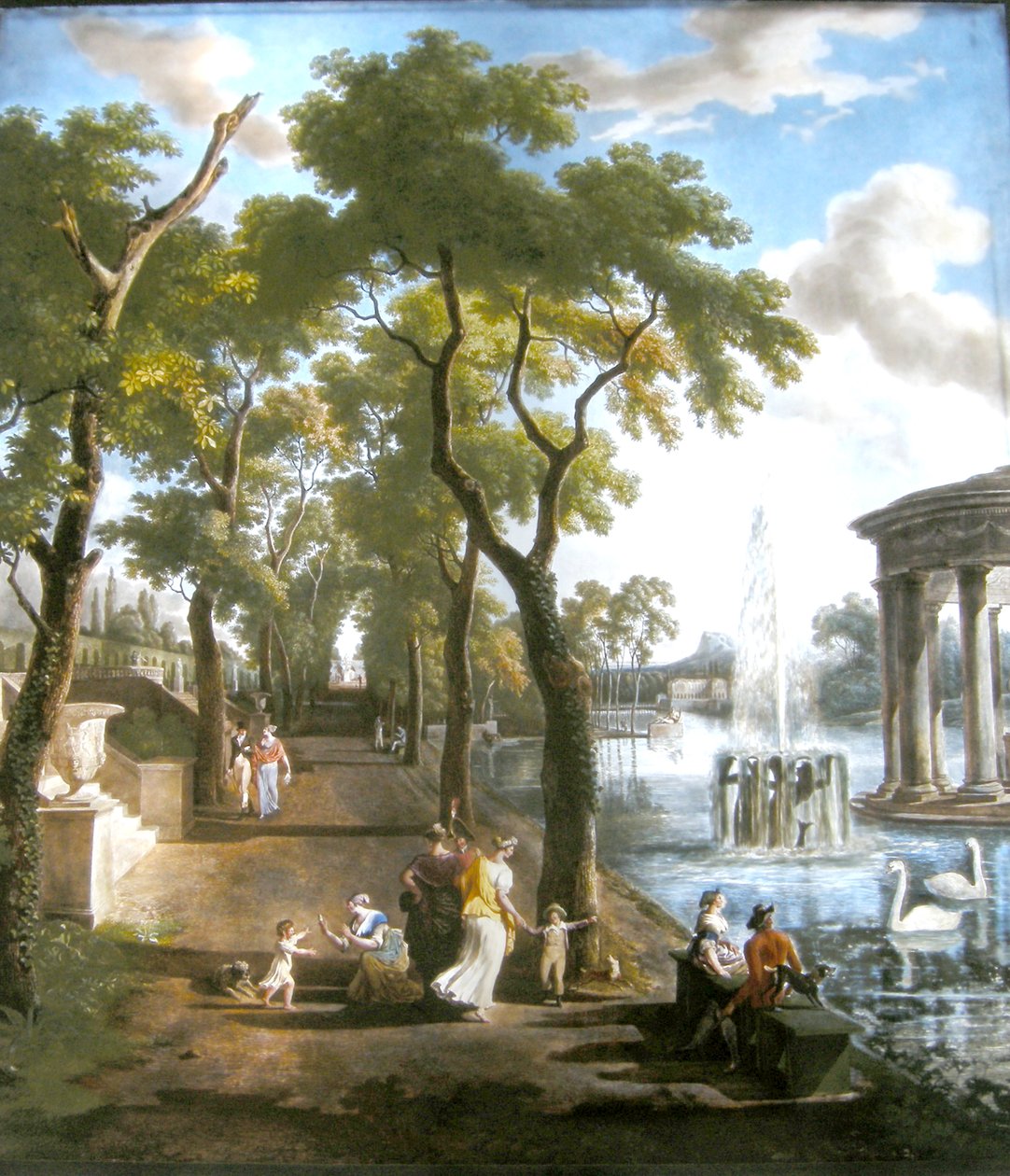 Paisaje Imaginario, Fábrica Dihl, 1806 de Jean Louis De Marne