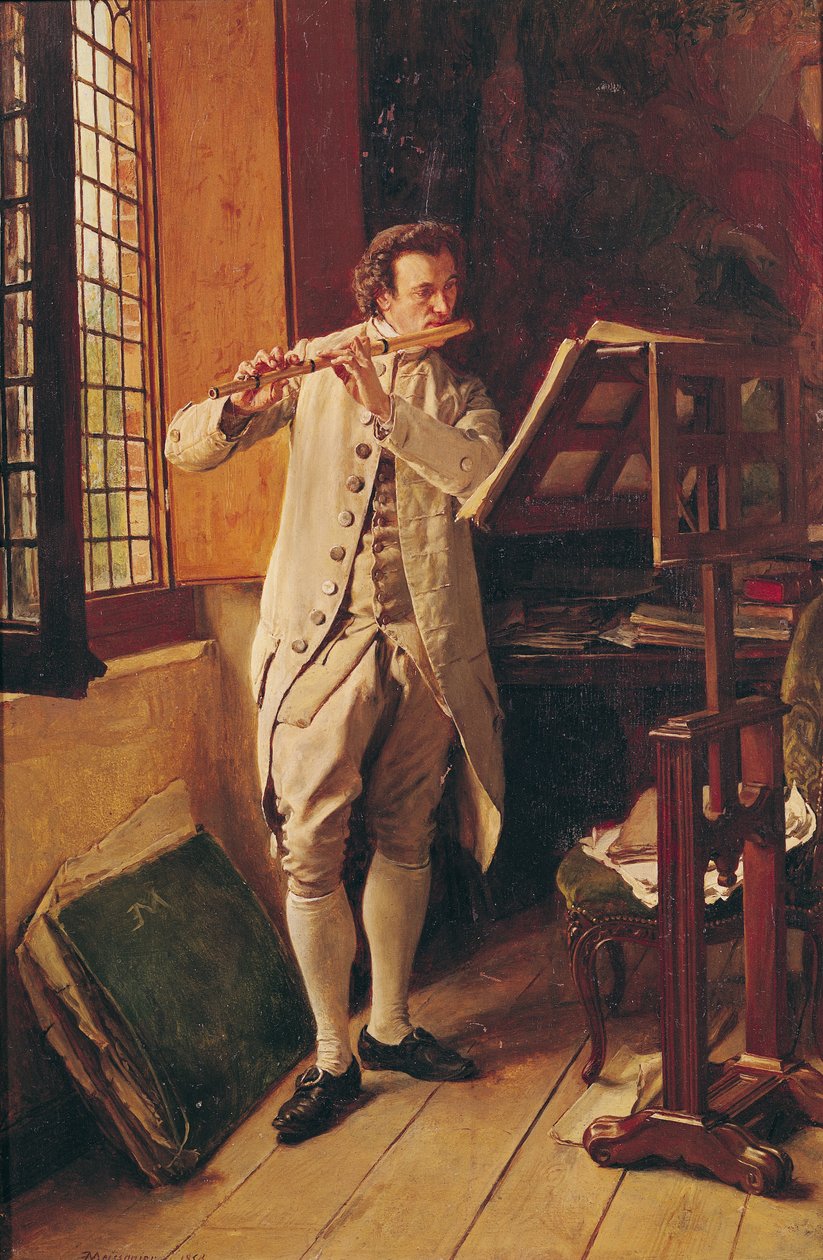 El Flautista de Jean Louis Ernest Meissonier