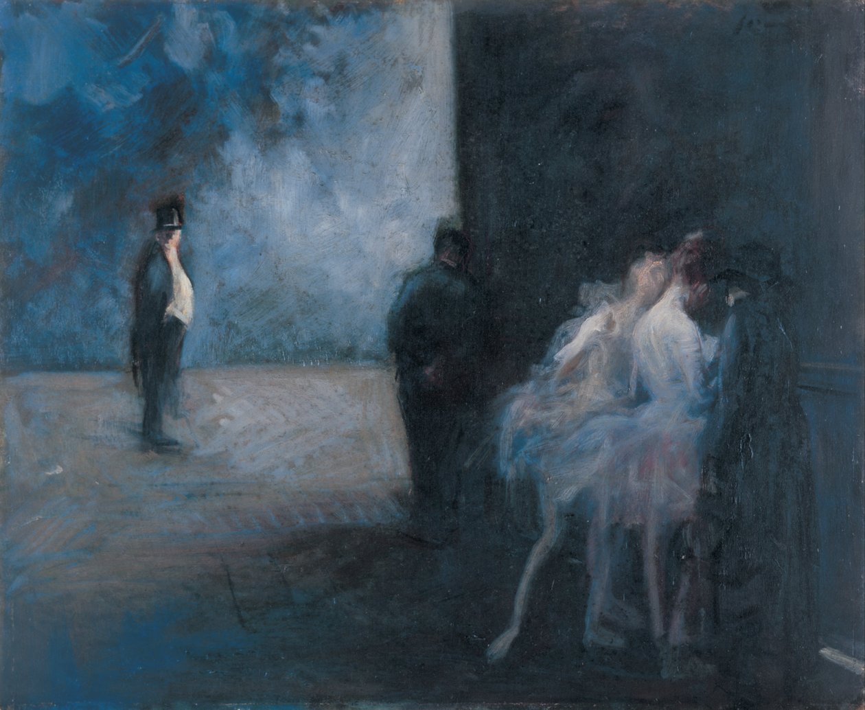 Entre Bastidores - Sinfonía en Azul de Jean Louis Forain