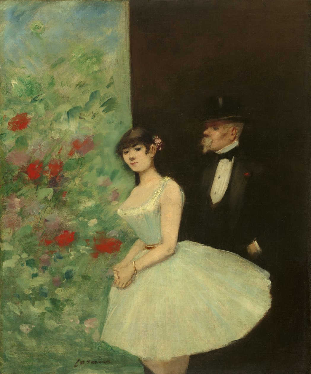 Detrás de escena, c.1880 de Jean Louis Forain