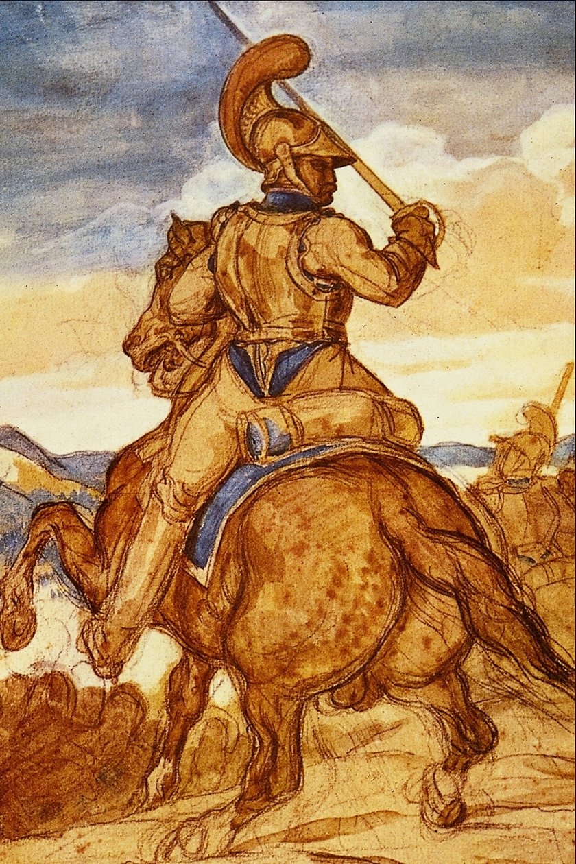 Oficial montado de los carabineros de Theodore Gericault