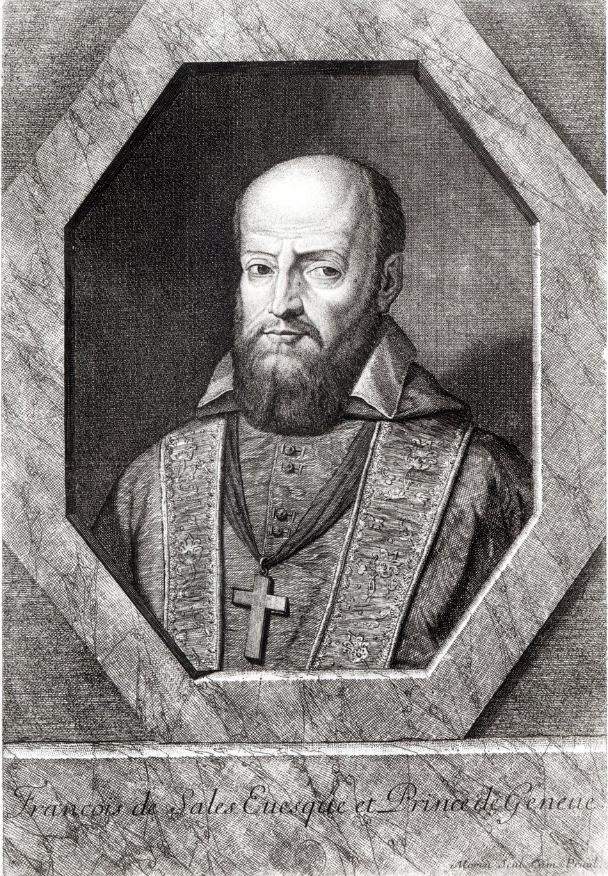 Retrato de Francisco de Sales (1567-1622) de Jean Morin
