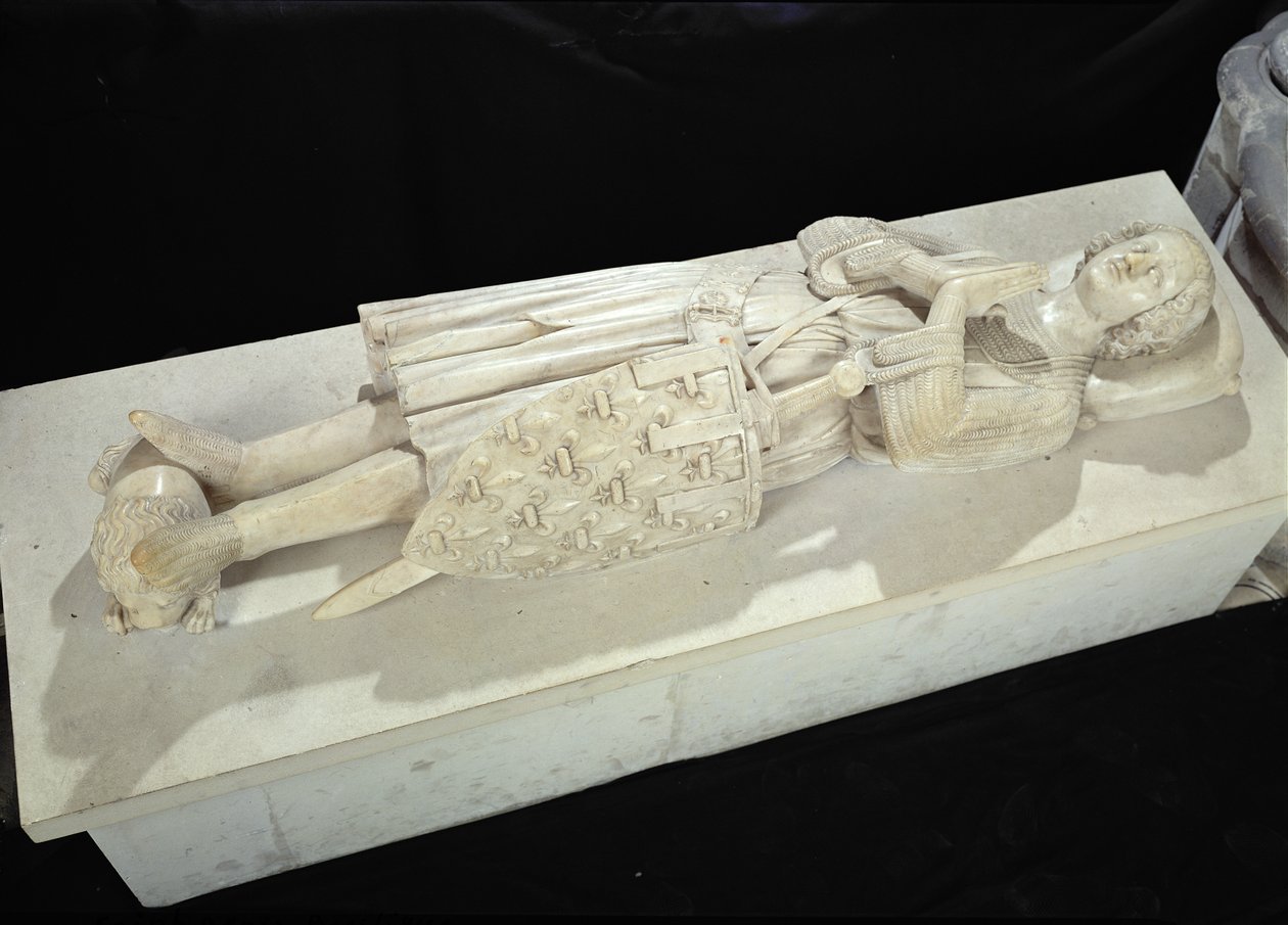 Efigie de Roberto II (1250-1302) Conde de Artois, 1317 de Jean Pepin