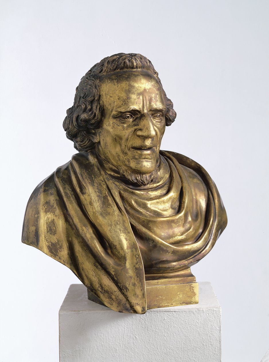Retrato de Moses Mendelssohn (1729-86), 1785 de Jean Pierre Antoine Tassaert