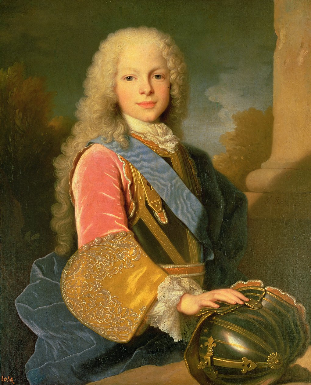 Retrato de Fernando de Borbón y Saboya (1713-59) Príncipe de Asturias, 1725 de Jean Ranc