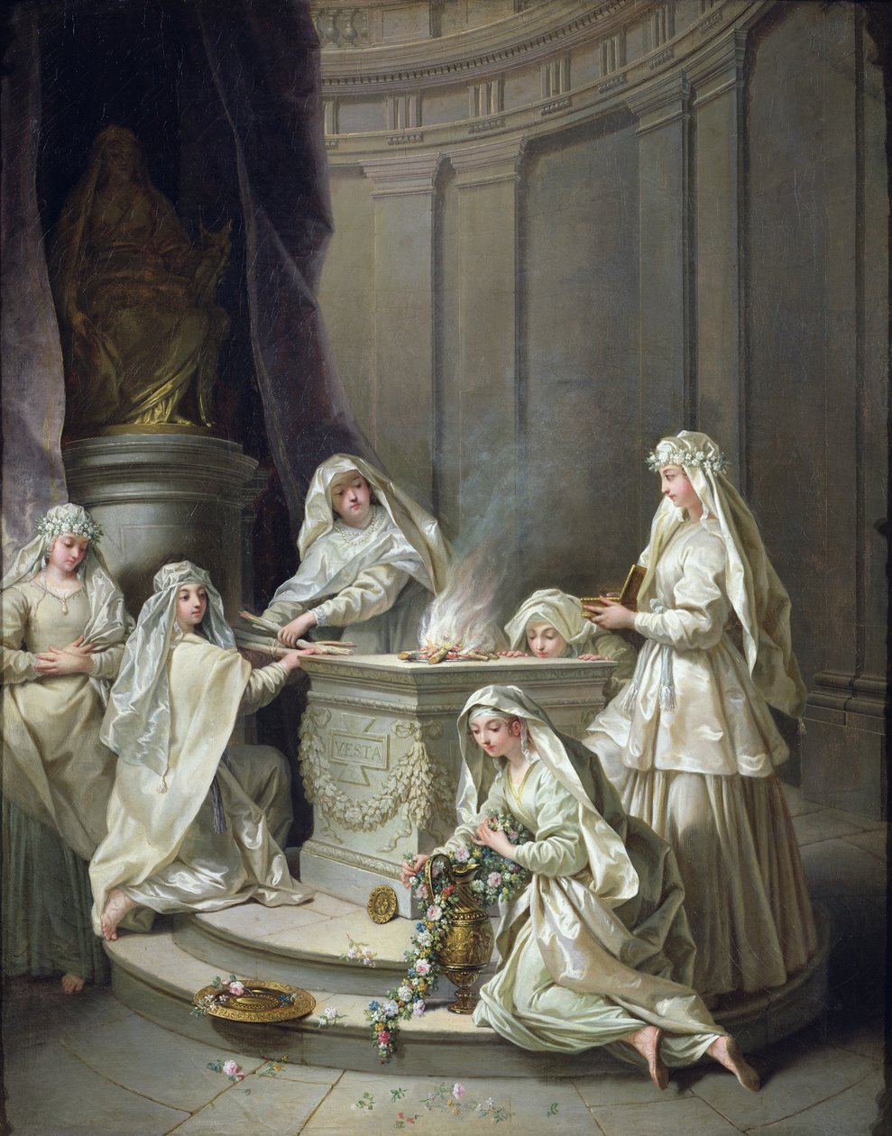Vírgenes vestales de Jean Raoux