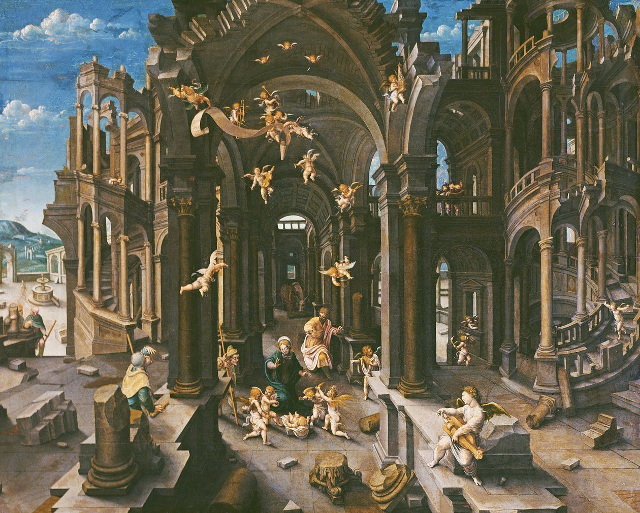 Adoración de los Pastores de Jean de Gourmont