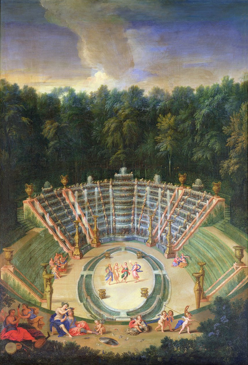 Vista de la Sala de Baile con una representación de 