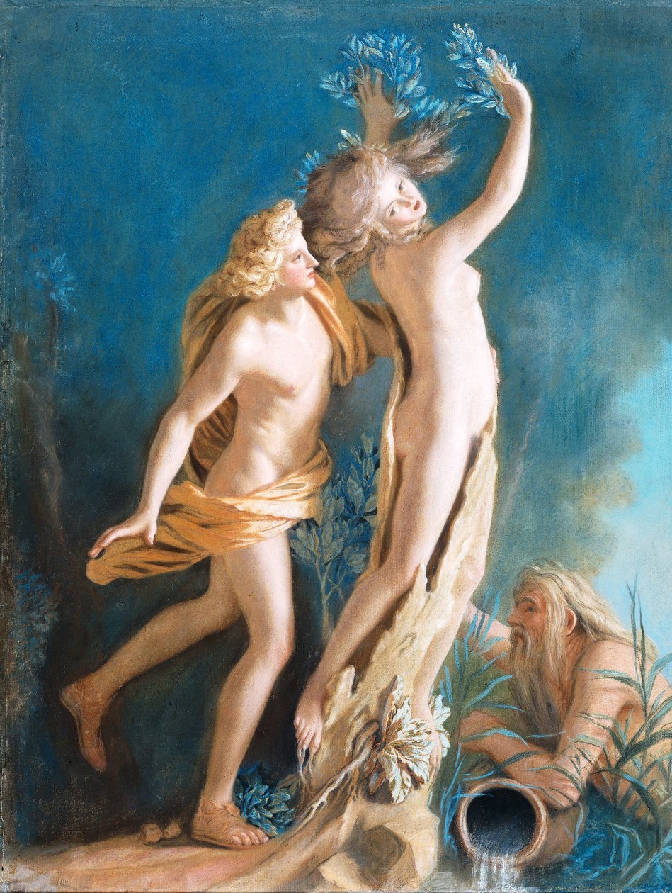 Apolo y Dafne, según la escultura de Gianlorenzo Bernini en la colección Borghese en Roma de Jean Étienne Liotard