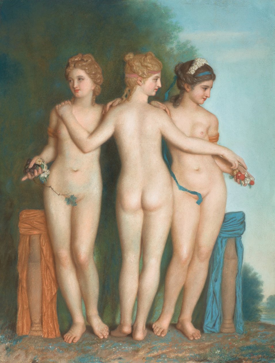 Las tres Gracias de Jean Étienne Liotard