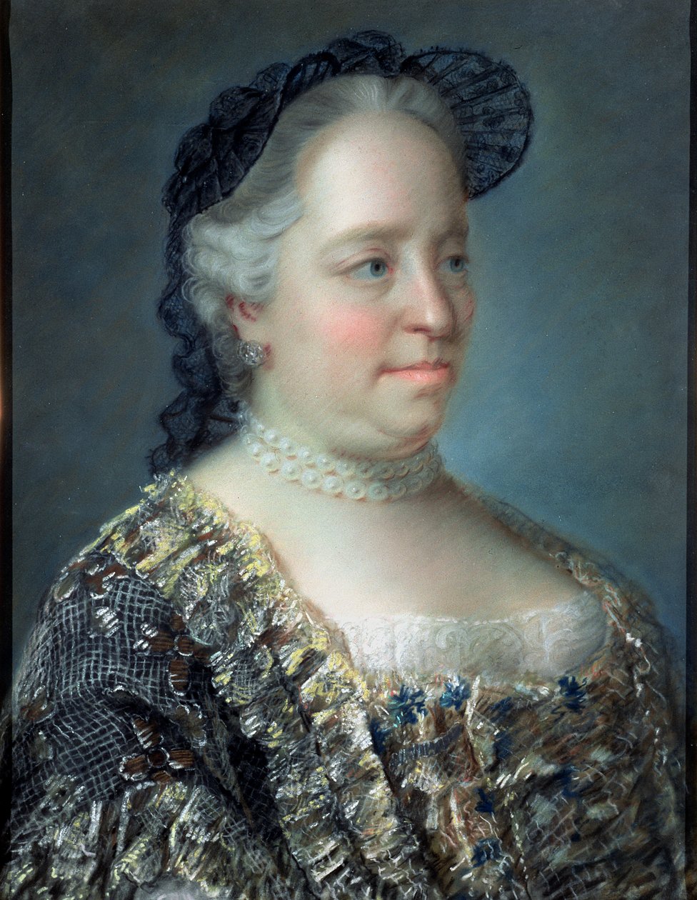 María Teresa, emperatriz de Austria, 1762 de Jean Étienne Liotard