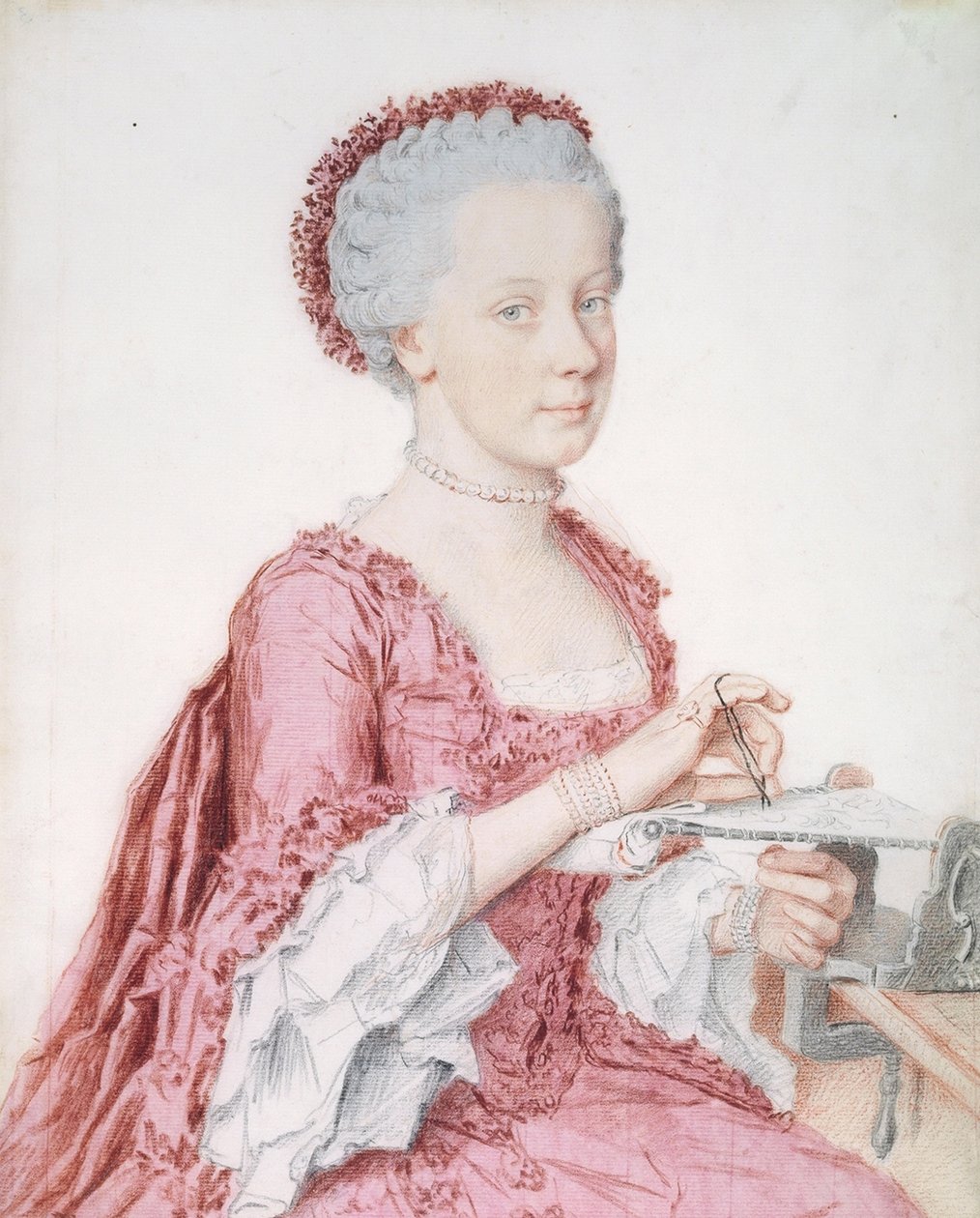 Retrato de la archiduquesa María Amalia de Austria de Jean Étienne Liotard