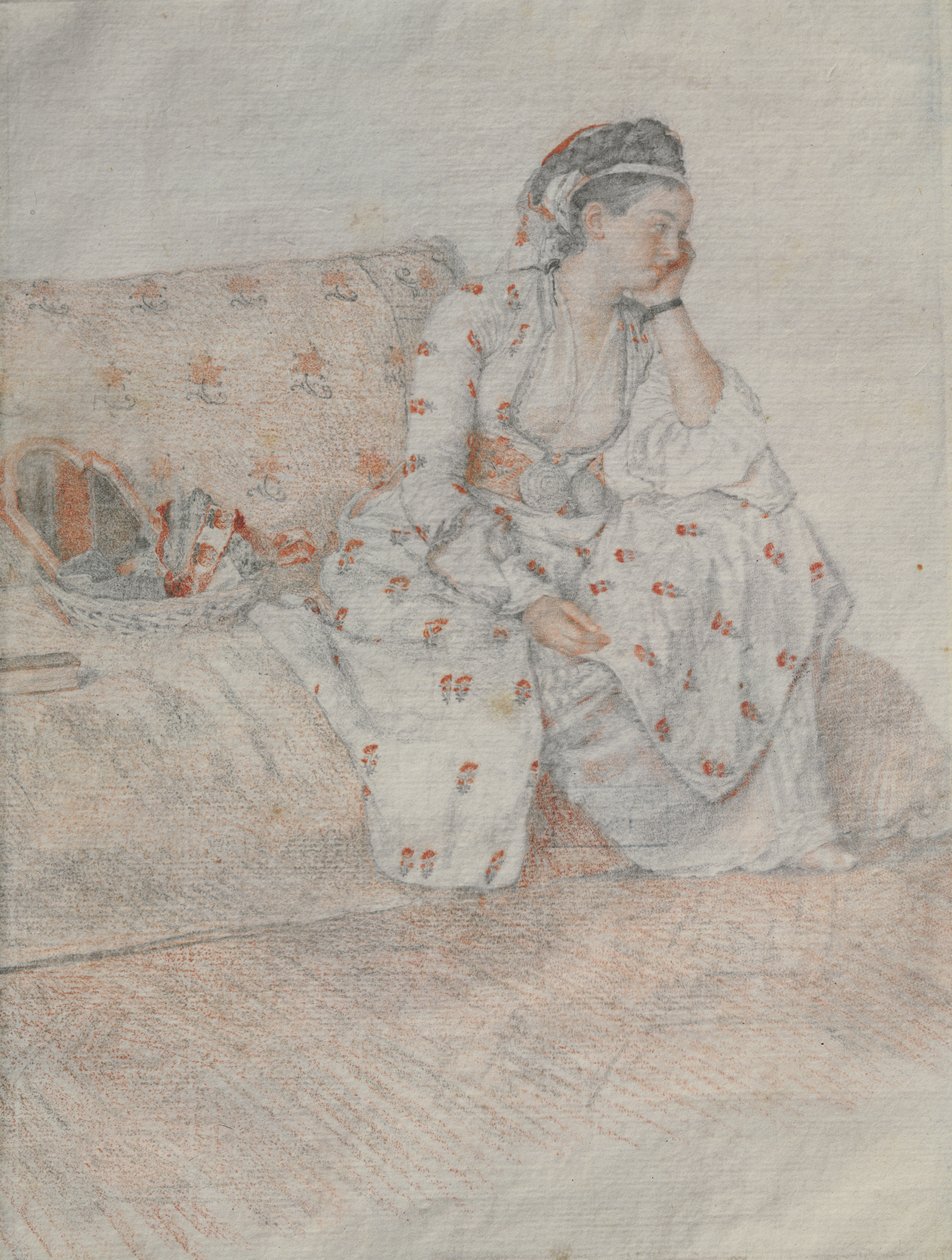La condesa de Coventry en traje turco de Jean Étienne Liotard