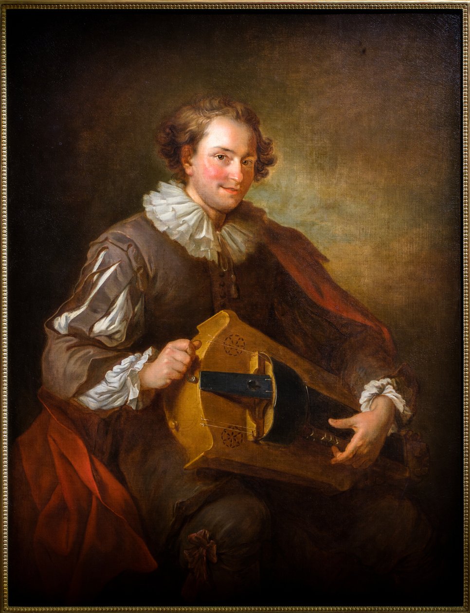 Retrato de un zanfonista de Jean Alexis Grimou