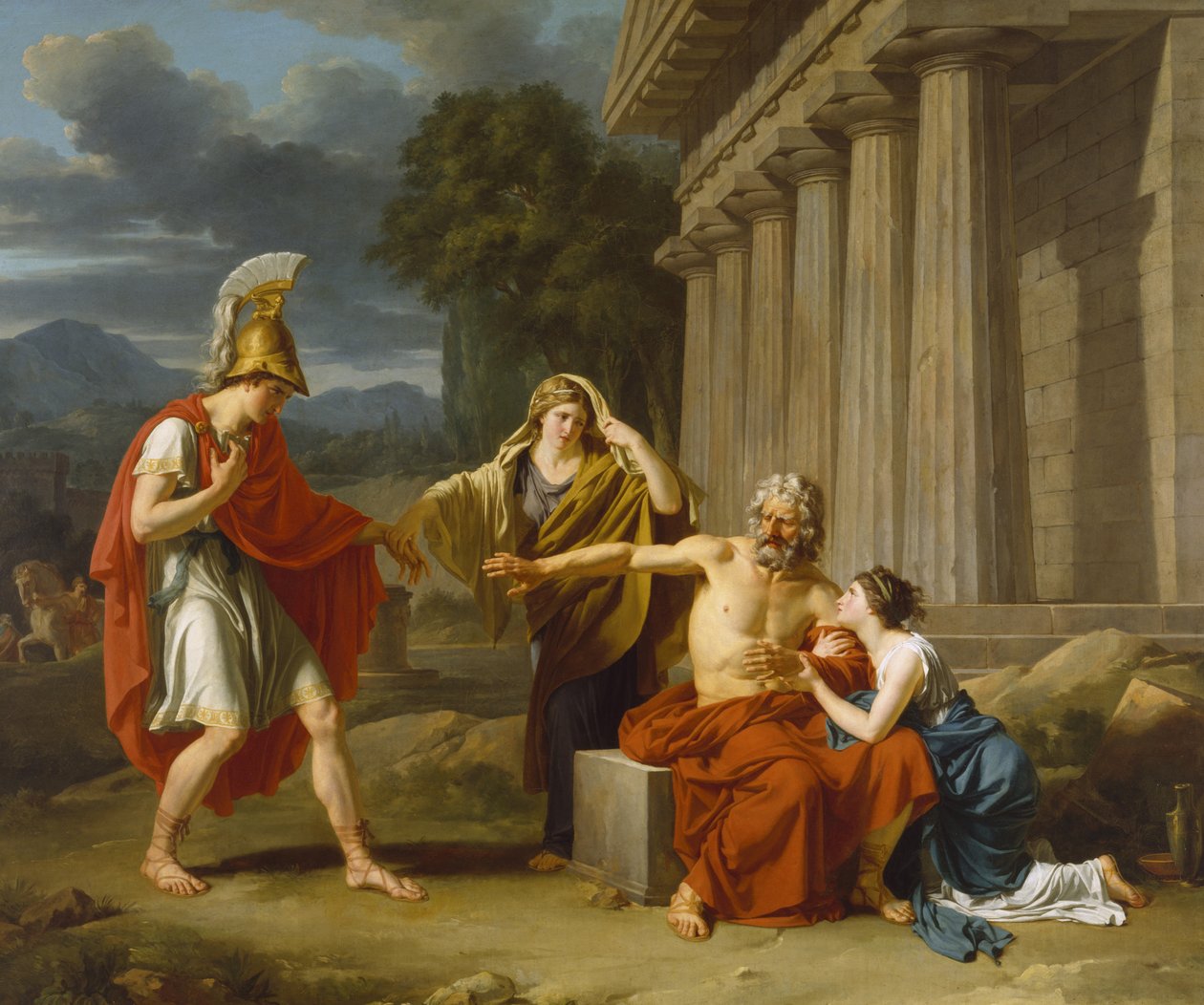 Edipo en Colono de Jean Antoine Théodore Giroust
