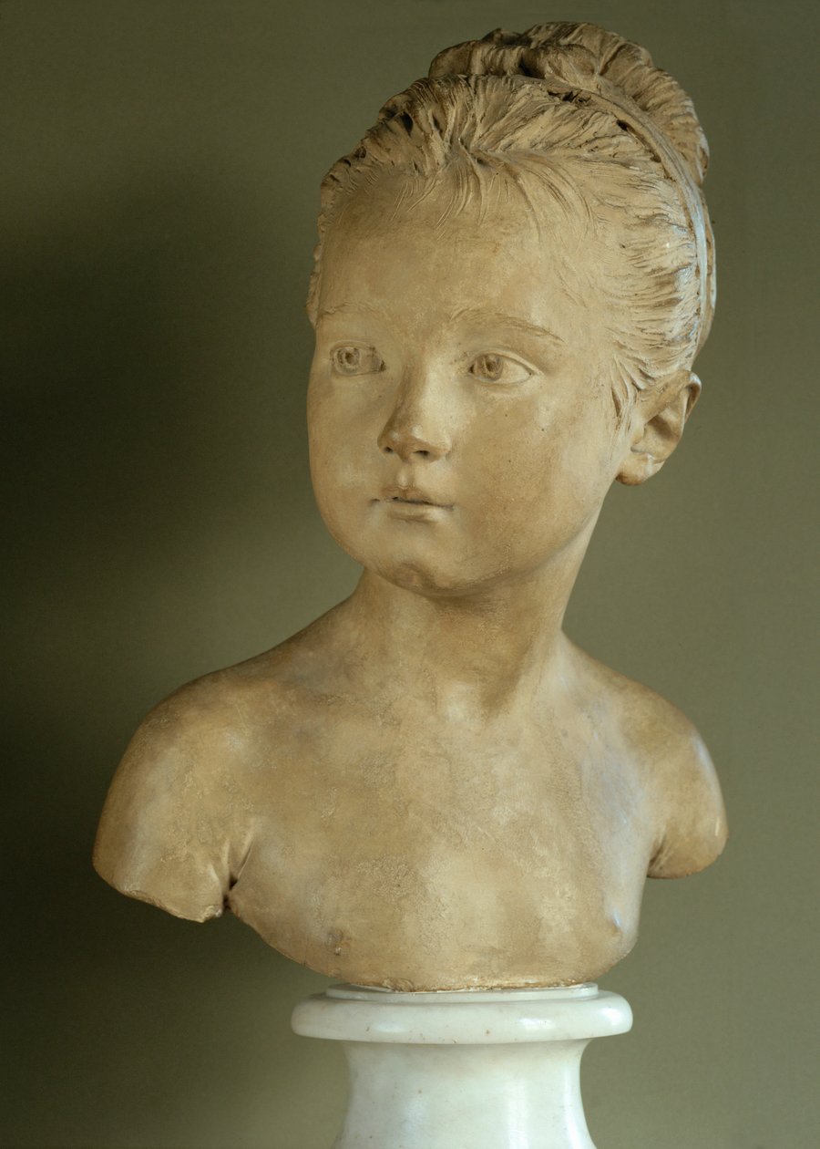 Louise Brongniart, hija del arquitecto Alexandre-Theodore Brongniart ... de Jean-Antoine Houdon