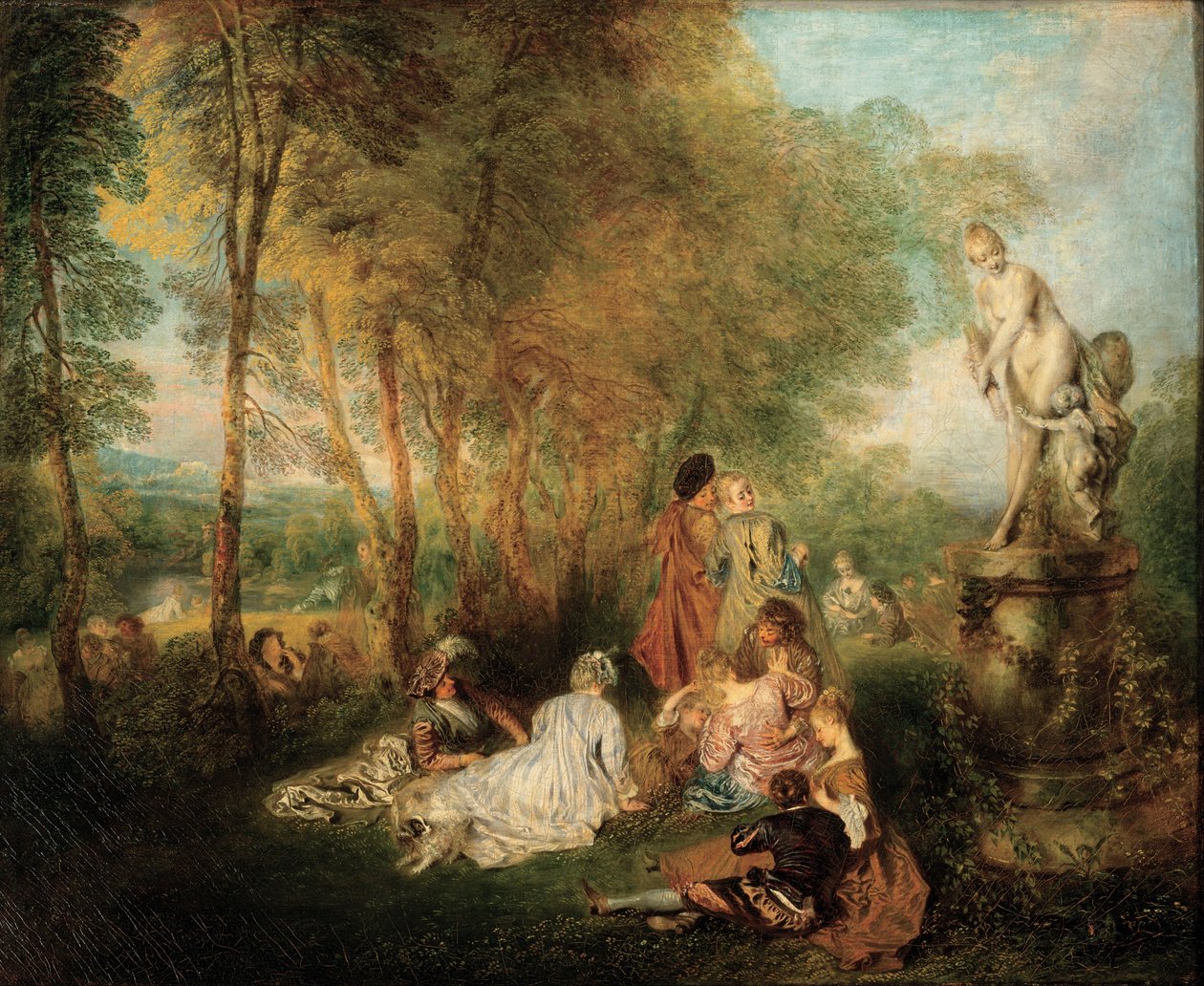 La fiesta del amor de Jean-Antoine Watteau