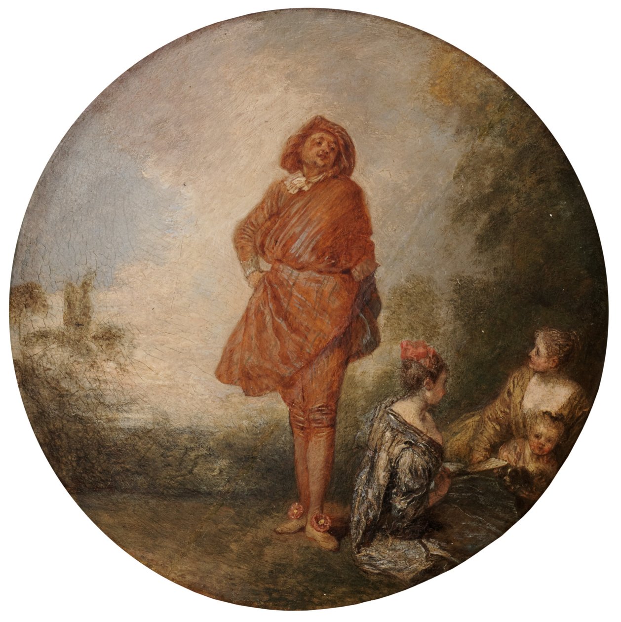 El hombre orgulloso de Jean-Antoine Watteau