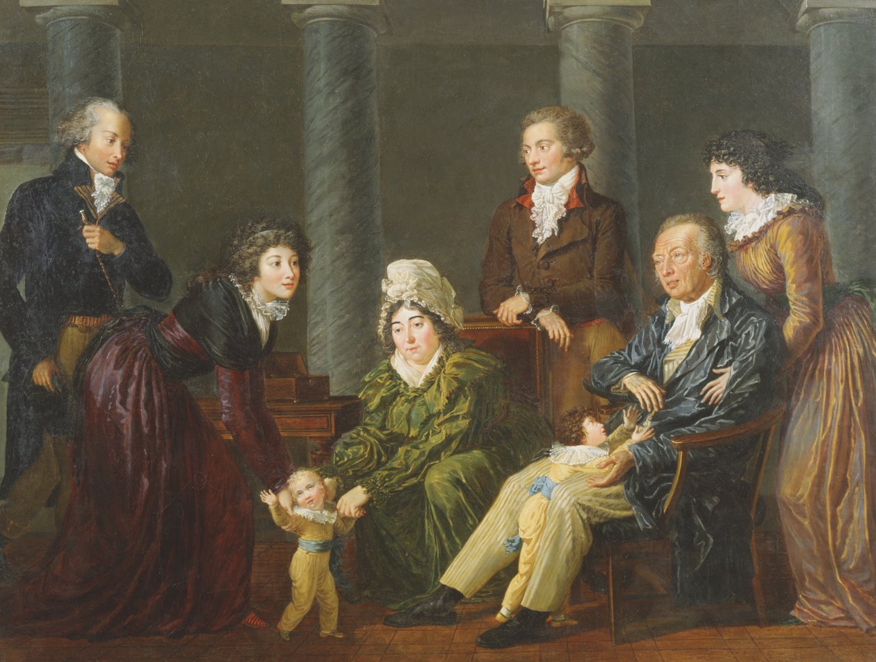 Retrato de la familia de Jean Baptiste Frederic Desmarais