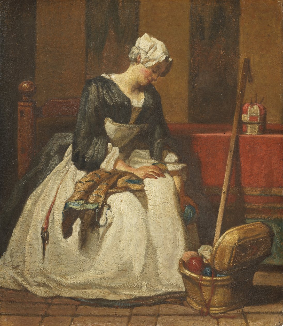 La bordadora de Jean Baptiste Simeon Chardin