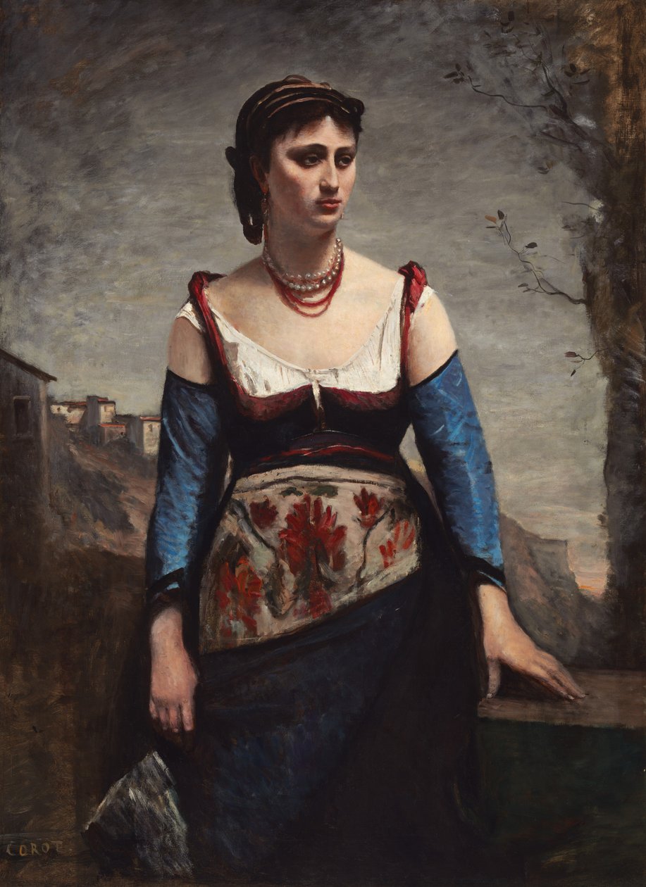 Agostina de Jean-Baptiste-Camille Corot