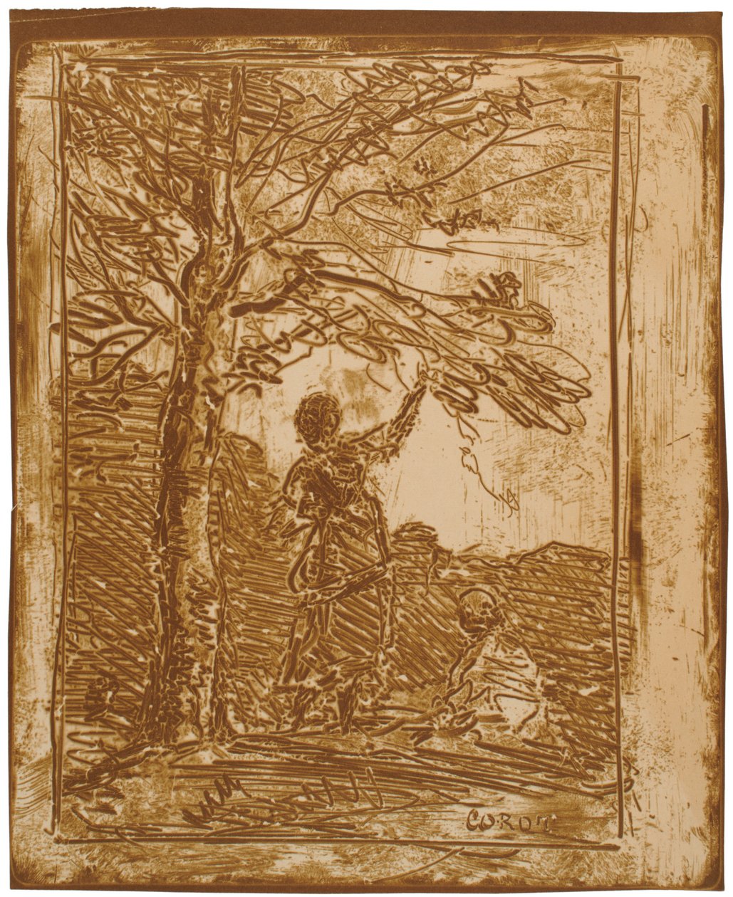 Der Tod und das Mädchen (La Jeune Fille et la Mort) de Jean-Baptiste-Camille Corot