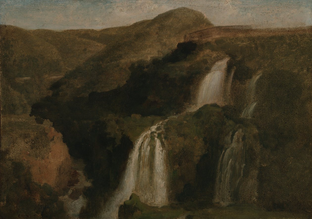 Las cataratas de Tivoli de Jean-Baptiste-Camille Corot