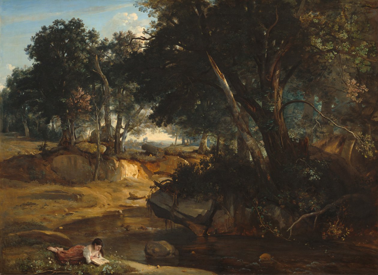 Bosque de Fontainebleau de Jean-Baptiste-Camille Corot