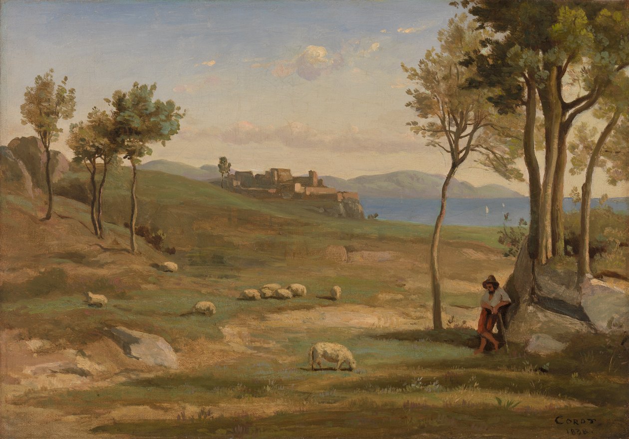 Paisaje italiano de Jean-Baptiste-Camille Corot