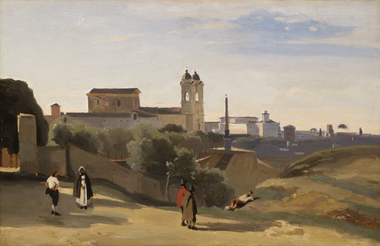 Monte Pincio, Roma de Jean-Baptiste-Camille Corot