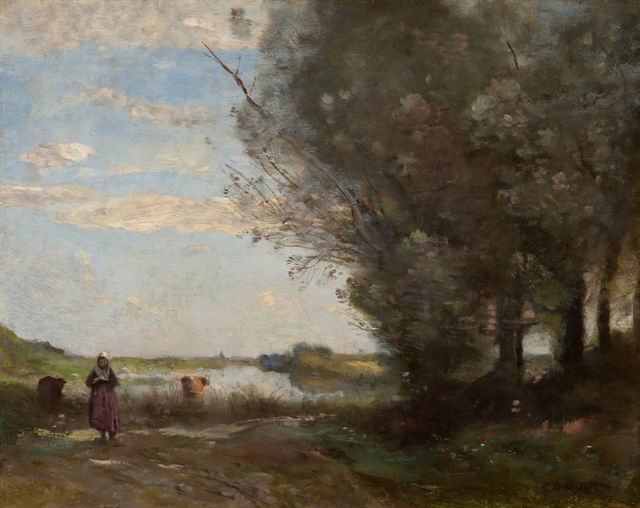Vistas al río de Jean-Baptiste-Camille Corot