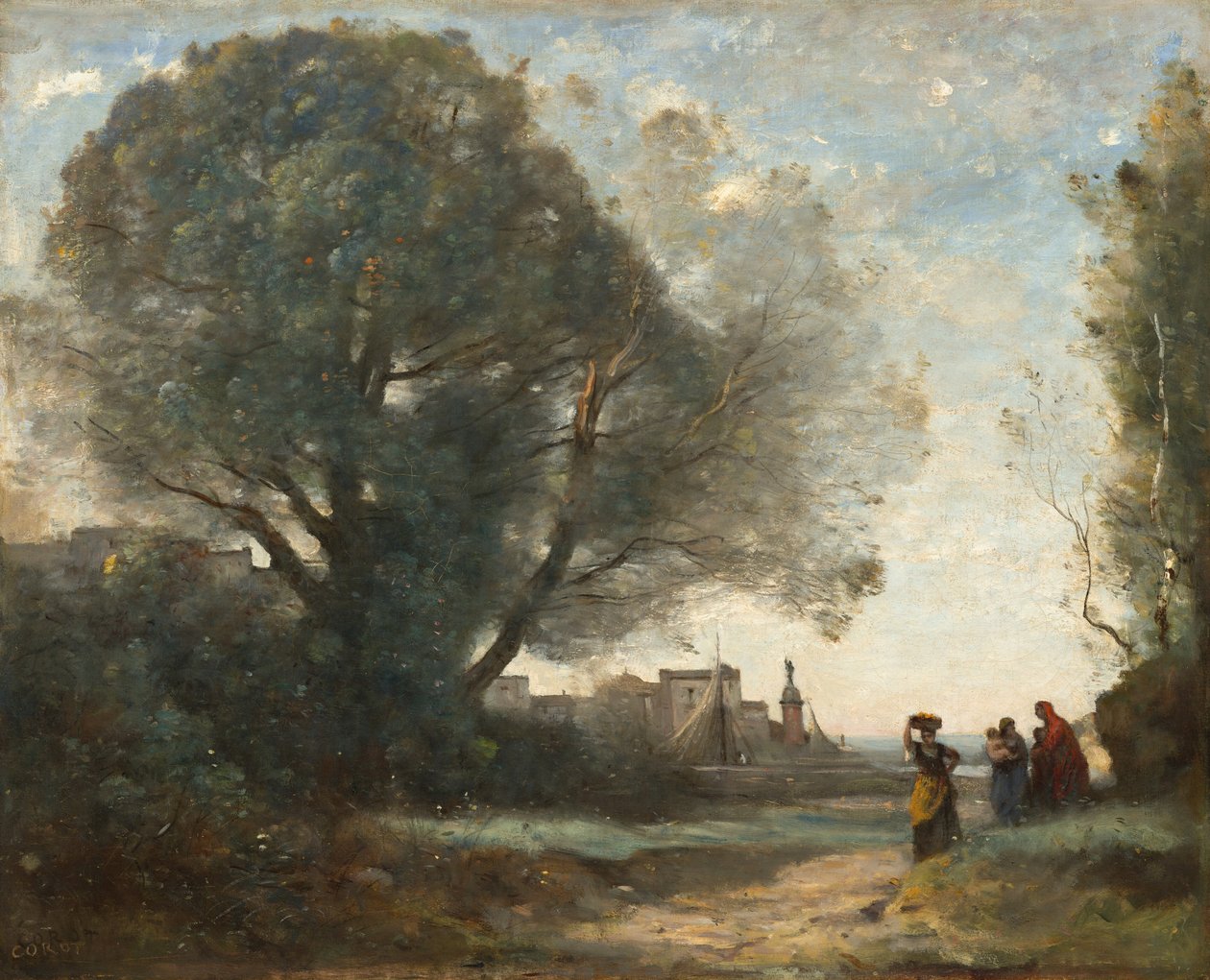 Recuerdo de Terracina de Jean-Baptiste-Camille Corot