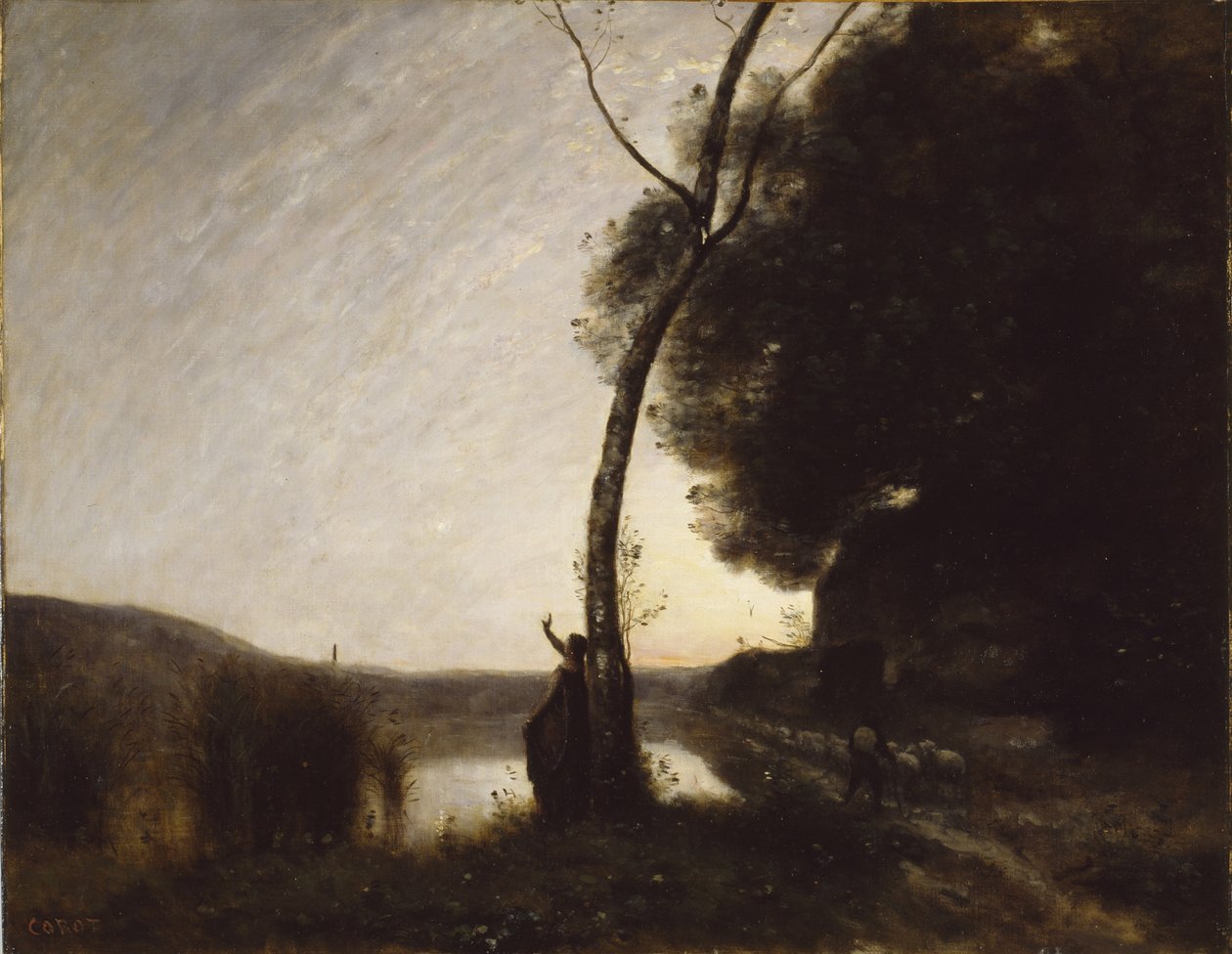 La estrella vespertina de Jean-Baptiste-Camille Corot