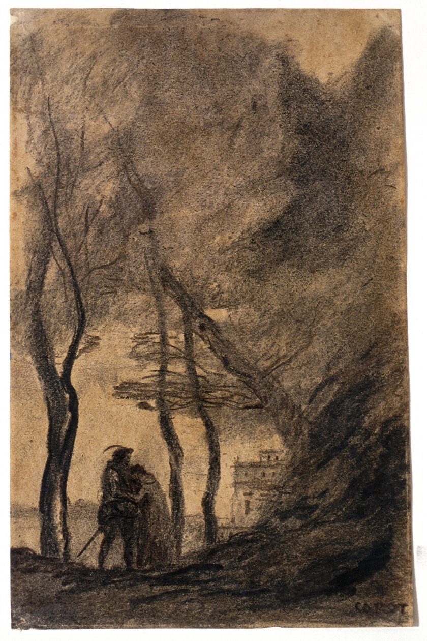 La despedida de Jean-Baptiste-Camille Corot