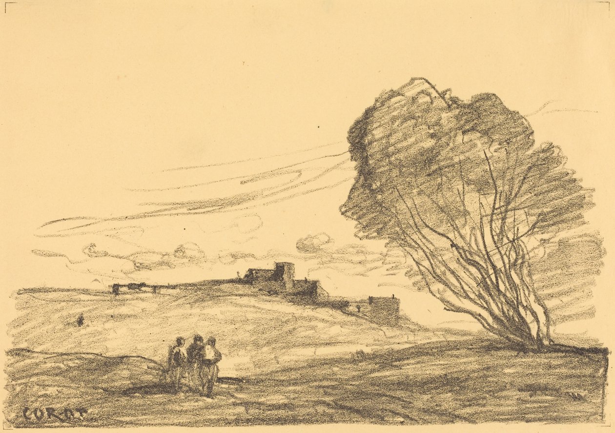 El fuerte aislado de Jean-Baptiste-Camille Corot