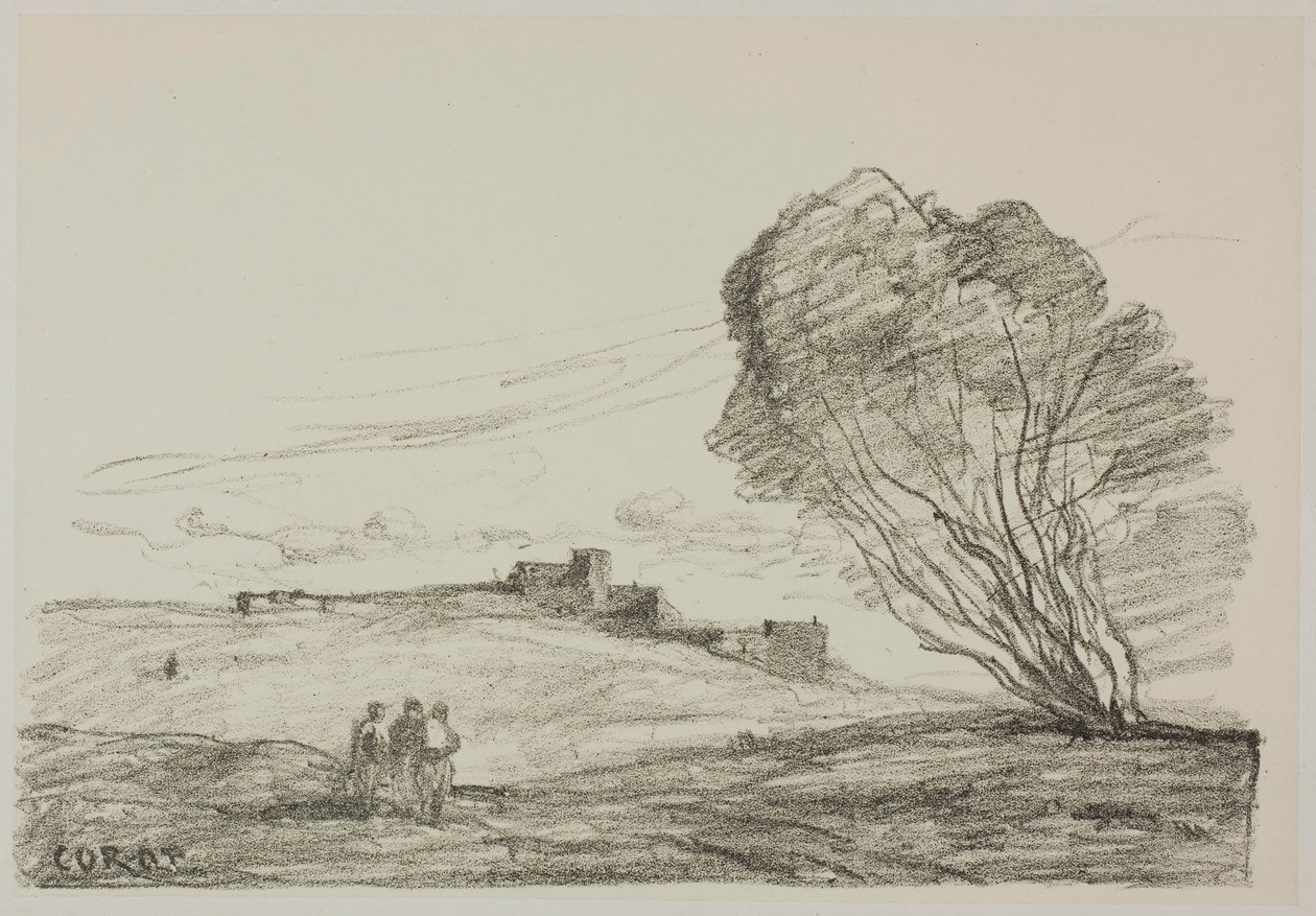 El Fuerte Aislado de Jean-Baptiste-Camille Corot