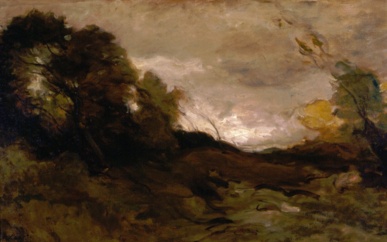 valle solitario de Jean-Baptiste-Camille Corot