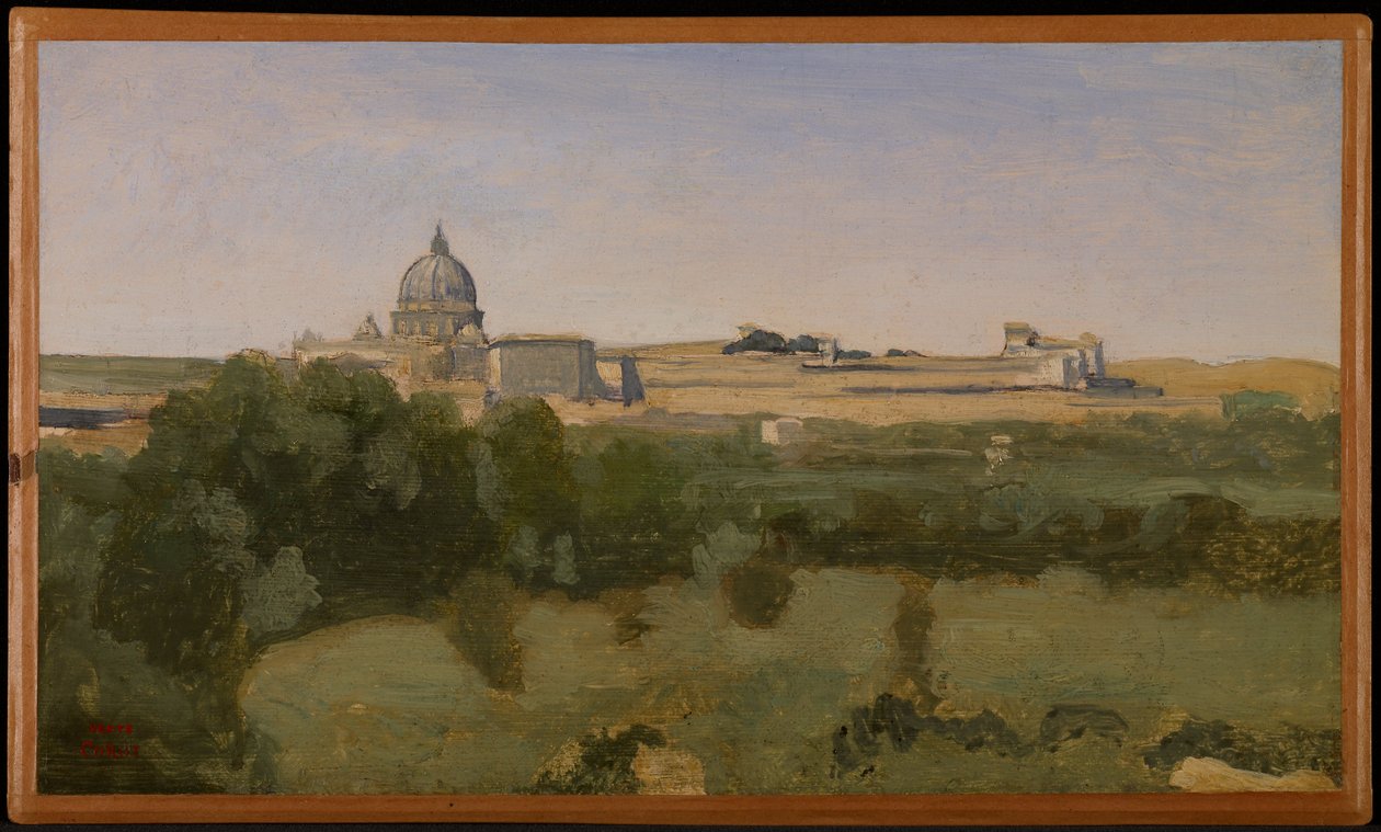 Vista de Roma desde el Monte Pincio de Jean-Baptiste-Camille Corot