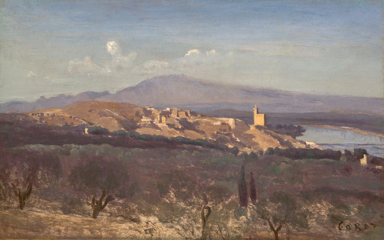 Villeneuve-les-Avignon de Jean-Baptiste-Camille Corot