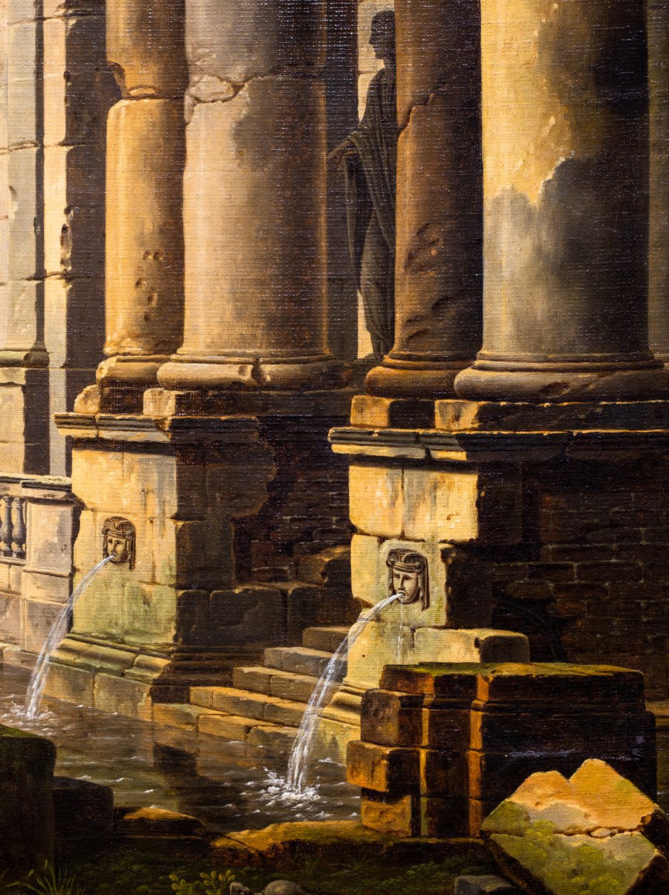 Ruinas de un antiguo baño de Jean Baptiste Berlot