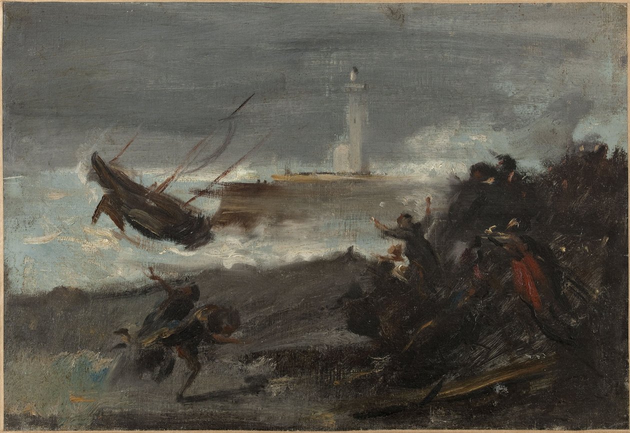 Naufragio en el puerto de Dieppe de Jean Baptiste Carpeaux