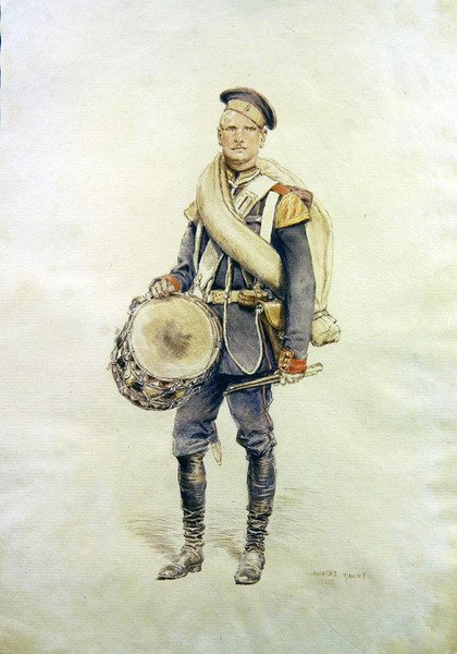 Retrato de un tamborilero de Jean Baptiste Edouard Detaille